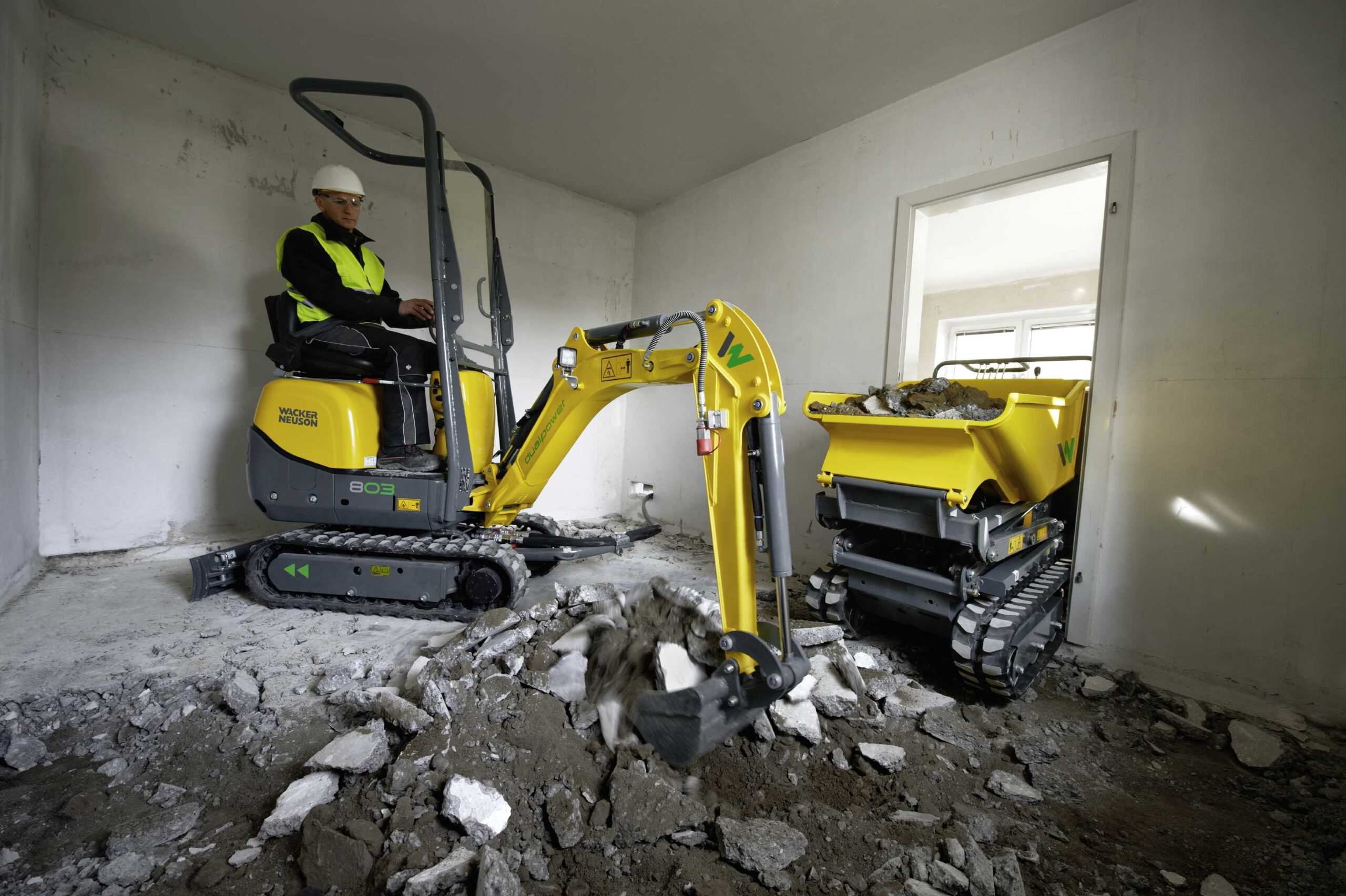 Wacker Neuson 803Kettenbagger Emissionsfreies Arbeiten 2023