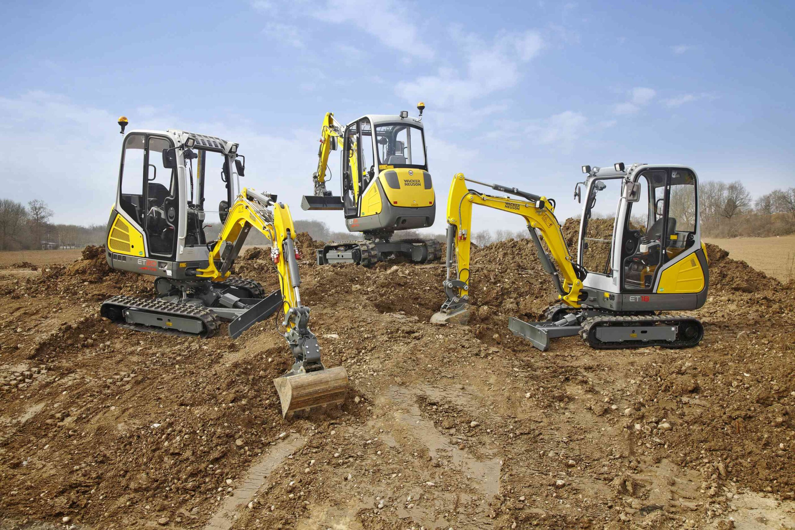 Wacker Neuson ET18 ET20 ET24 Kettenbagger 2023 Schaufel Baumaschine