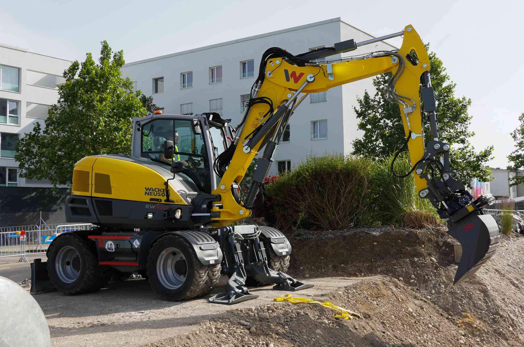 Wacker Neuson EW100 Mobilbagger 2023 Schaufel Baumaschine